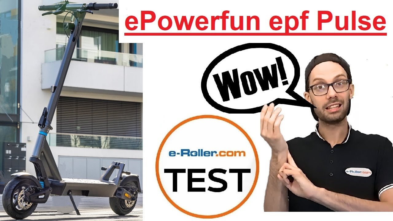ePowerfun ePF Pulse im Test - Der neue Mega E Scooter mit Vollfederung