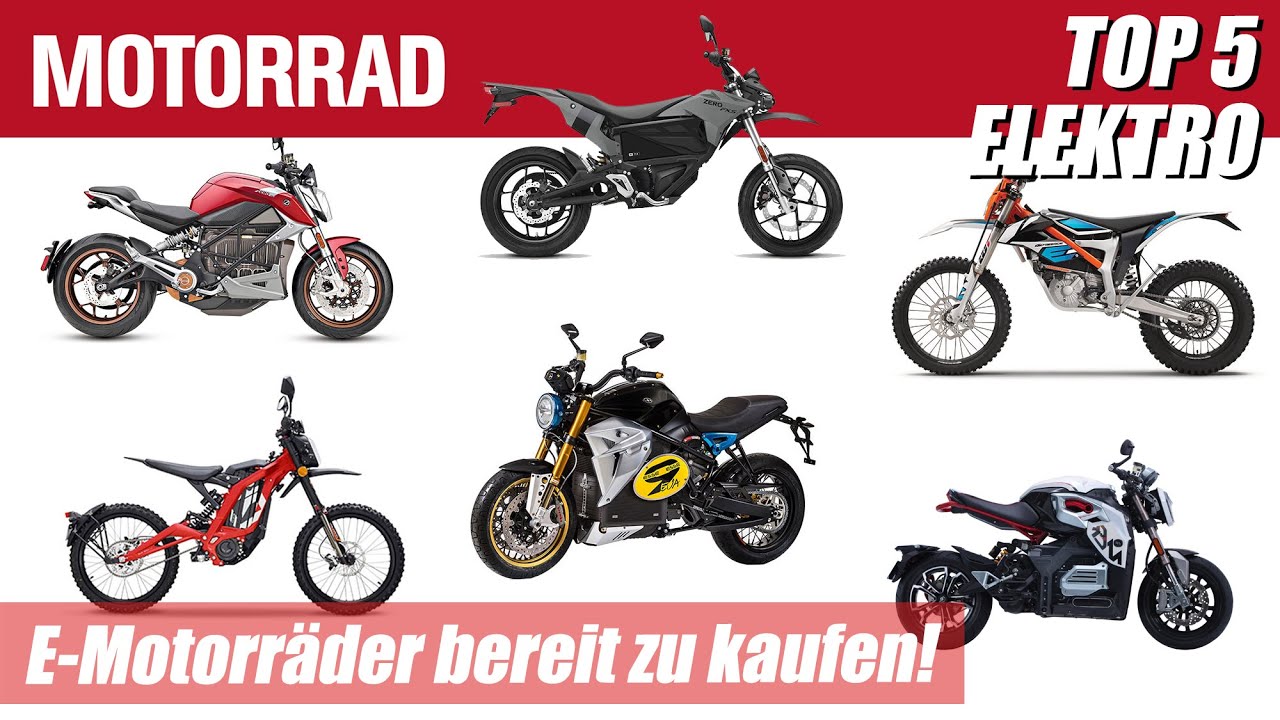 Fünf Elektromotorräder bereit zu kaufen - Ratgeber Elektro