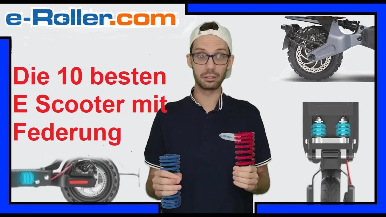 Die 10 besten eScooter mit Federung - Welche Federsysteme gibt es?