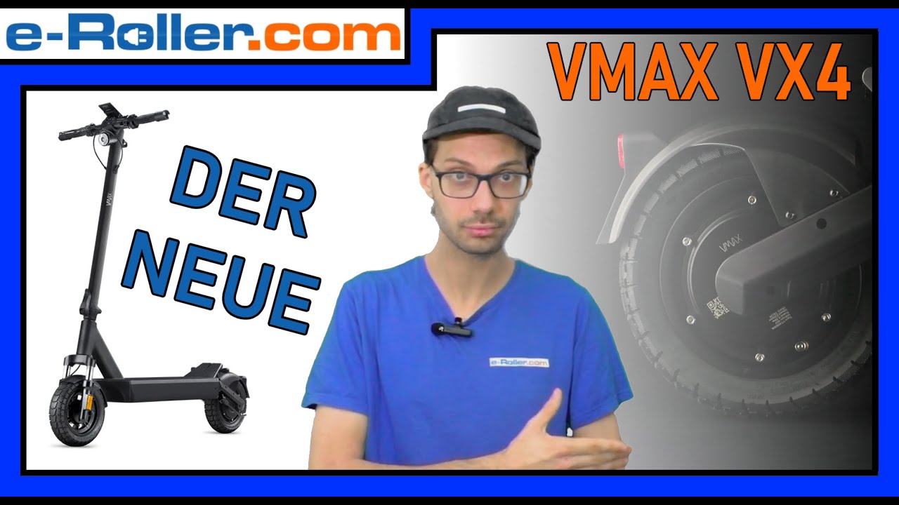 VMAX VX4 E Scooter im Test - Der neue mit Vollfederung