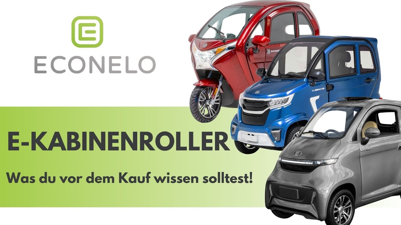 ECONELO Kabinenroller, was Sie über Reichweite, Pflege und mehr wissen müssen! Aufklärungsvideo!