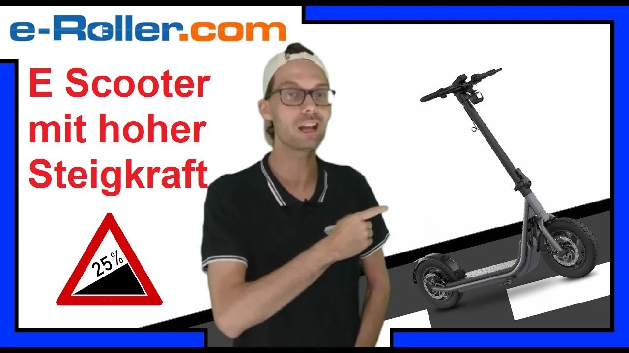 Die 10 E Scooter mit der besten Steigleistung im Test