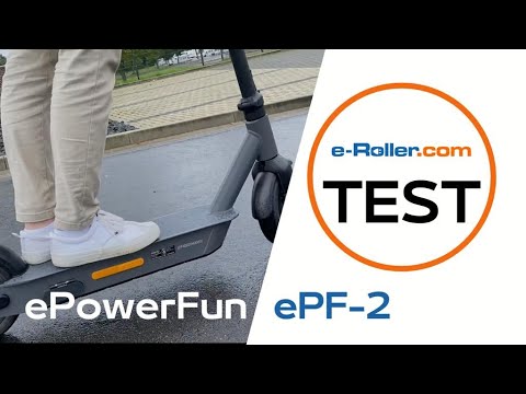 e Scooter ePF-2 von ePowerFun im Test und Vergleich