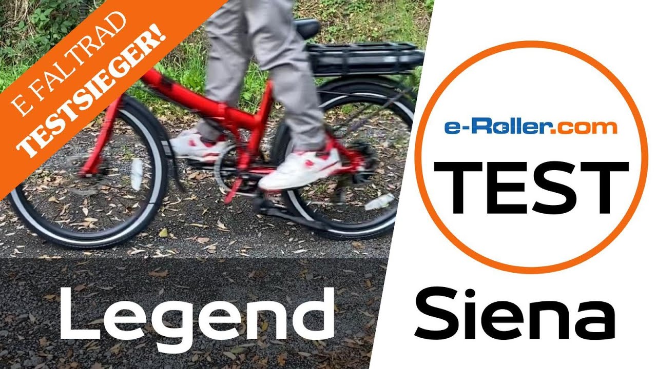 Legend Siena E Bike Faltrad - Der E Klapprad Testsieger 2024 & für Euch einen Rabattcode