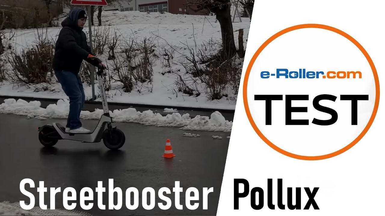 Streetbooster Pollux im Test - Was kann der neue E Scooter Bolide?
