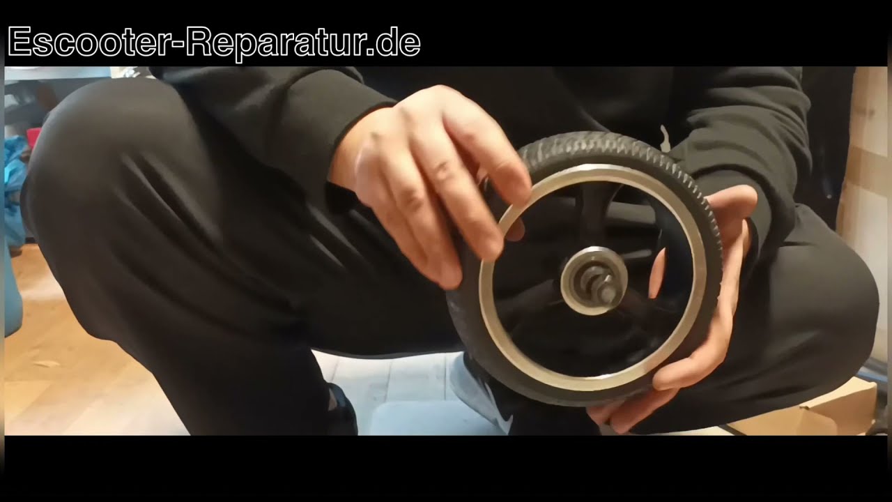 🛴ESCOOTER VOLLGUMMIREIFEN MONTAGE🛴SOLID TIRE MOUNT ON RIM🛴2Droid kicksterS REIFENWECHSEL🛴6,5zoll