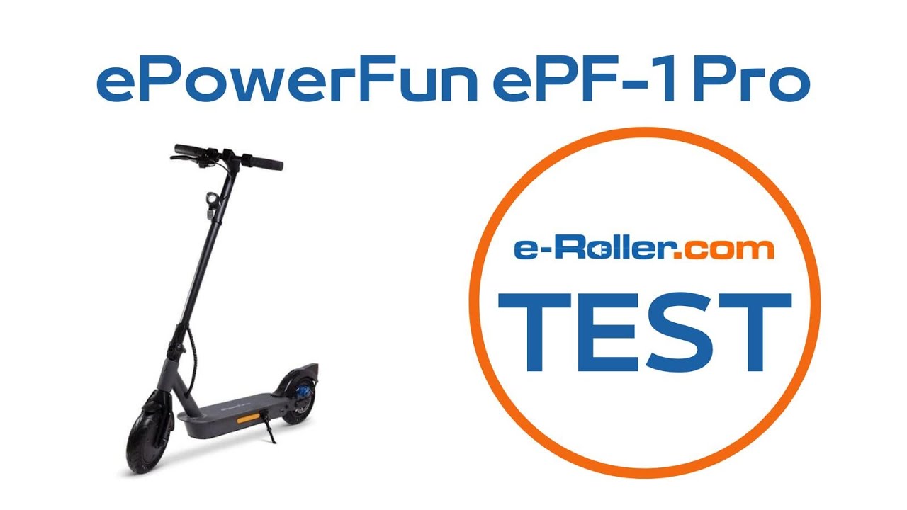 e Scooter ePowerFun ePF-1 Pro im Test und Vergleich