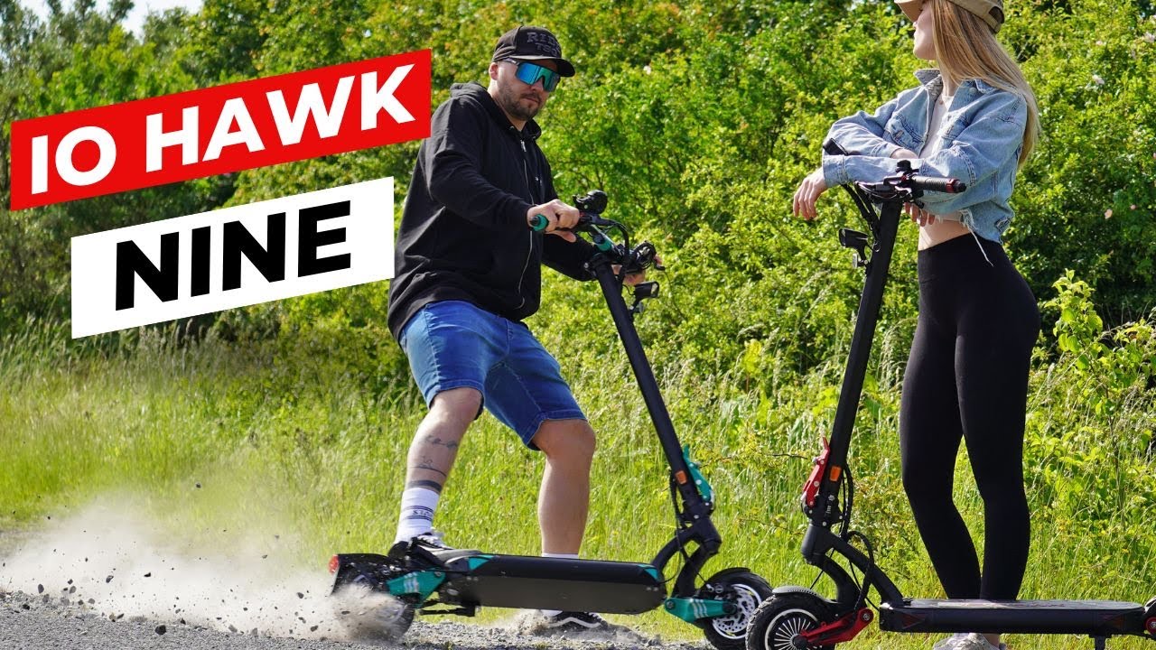 ⚡ IOHAWK NINE - Der neue strassenzugelassene E-Scooter: 🔥 Dual Motor 🔥 Federung 🔥Faltbar 🔥70km uvm.