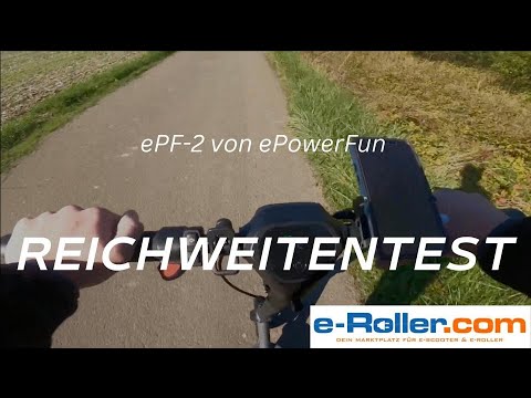 Reichweiten-Test ePF-2 von ePowerFun | in voller Länge