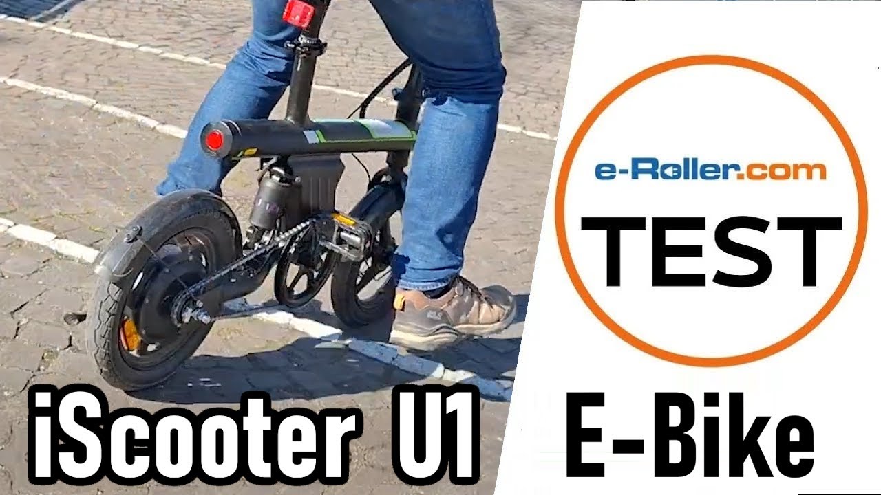 iScooter U1 Klapprad E-Bike im Test - Reichweite, Federung und Co