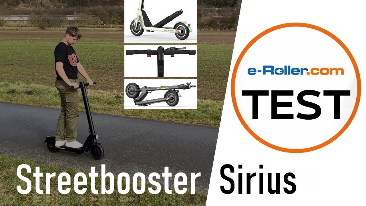 STREETBOOSTER Sirius im Test - Der neue E Scooter mit Wechselakku