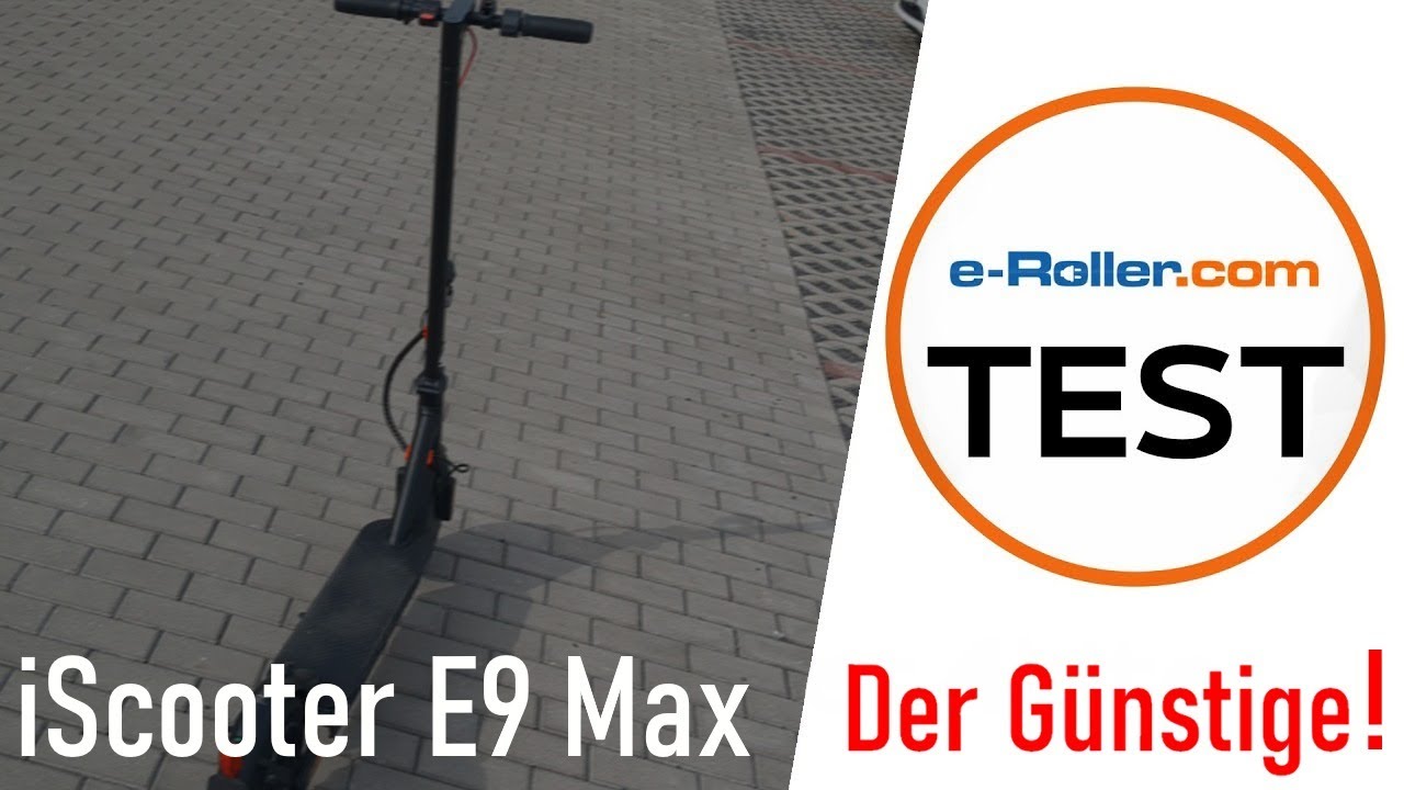 iScooter E9 Max im Test | Der leichteste E Scooter mit ABE nur 247,47 Euro