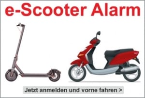 E-Scooter und E-Roller Alarm zum kaufen und Mieten