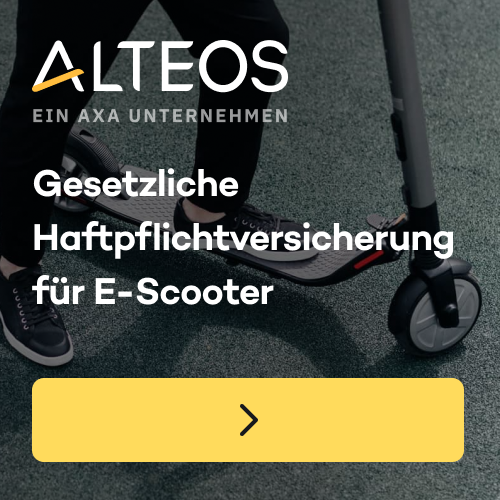 E-Scooter und Elektroroller Versicherung - Anbieter & Preis Überblick