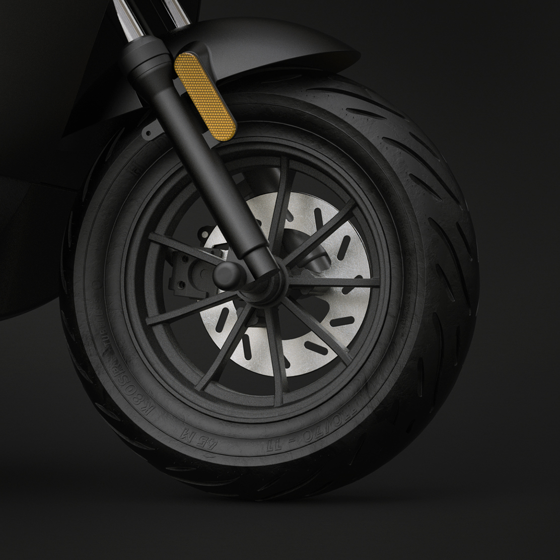 unu scooter vorderrad