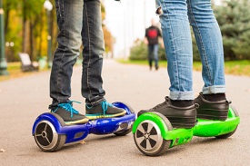 Hoverboard fahren