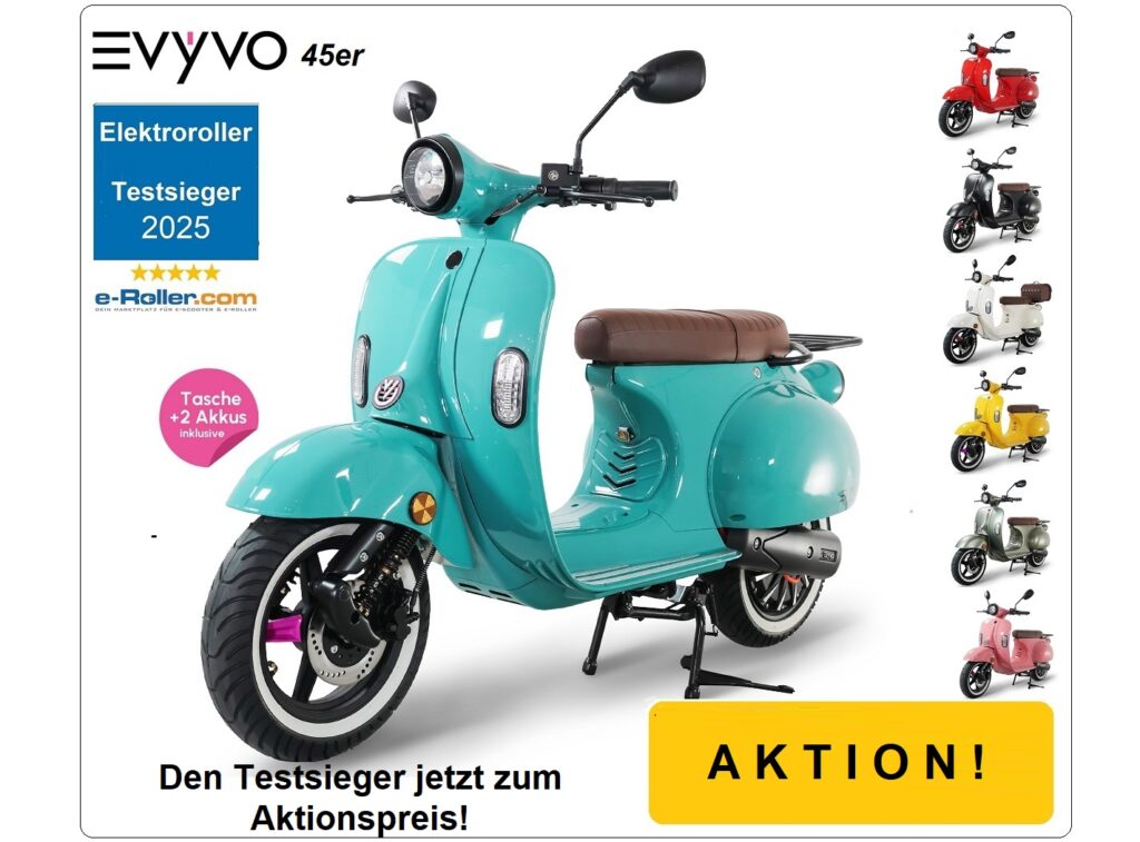 elektroroller testsieger