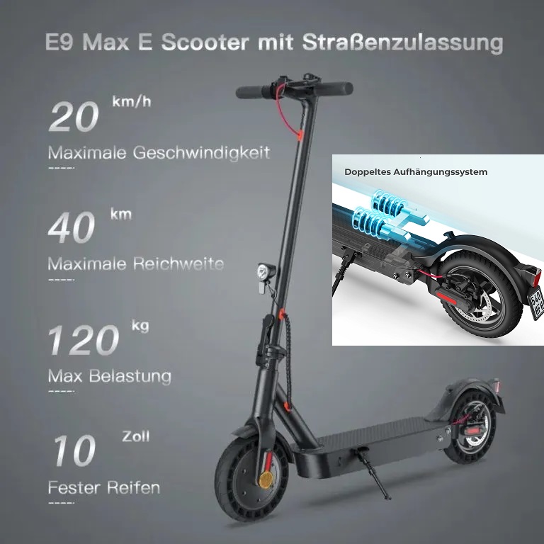 iscooter e9 um die 300 euro