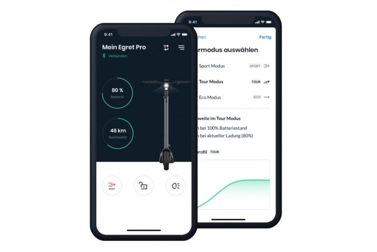 E Scooter app dazu