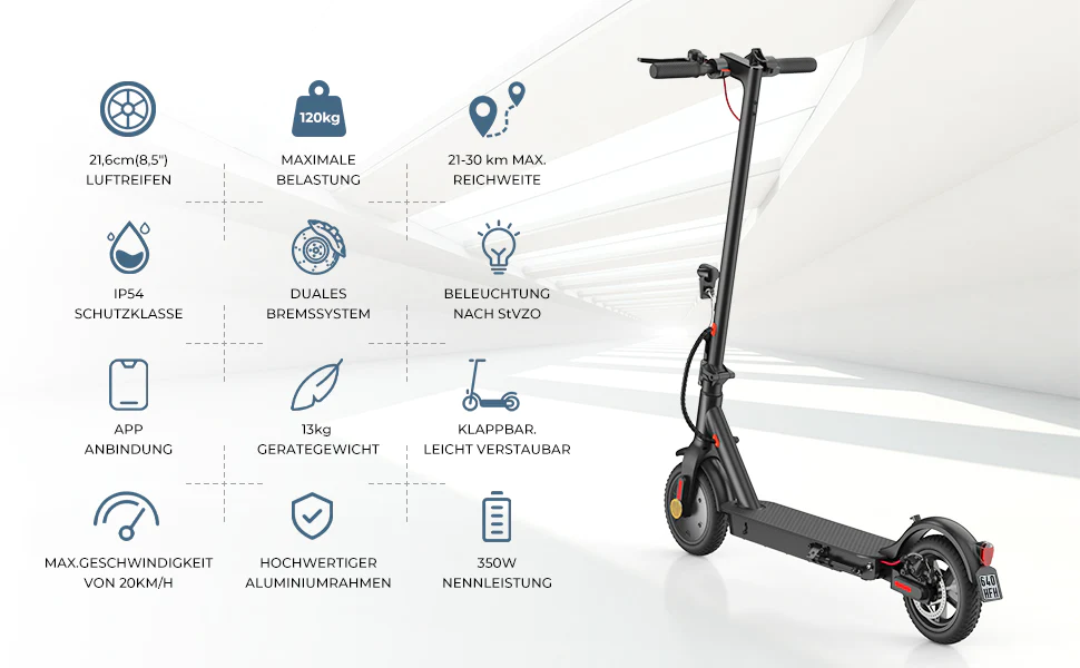 iSinwheel E Scooter Testbericht