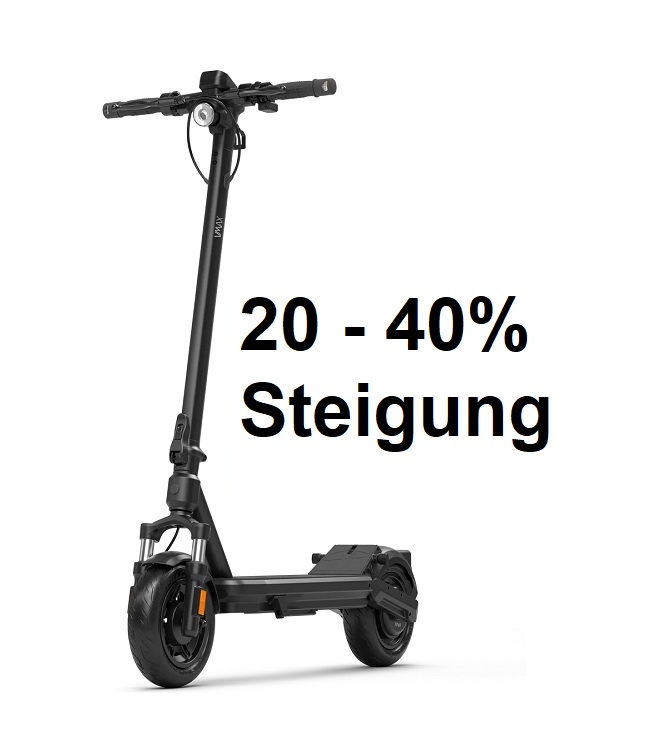 10 E Scooter mit hoher Steigleistung im Test