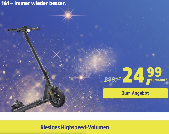 1und1 e scooter vmax