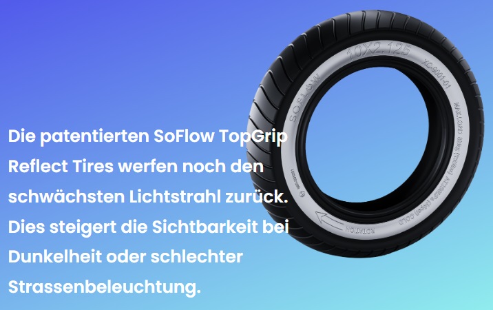 Soflow SO One Orginal reflektierende Reifen
