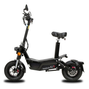 Elektroroller Wandler K/E - Escooter mit Sitz & Straßenzulassung Farbe schwarz
