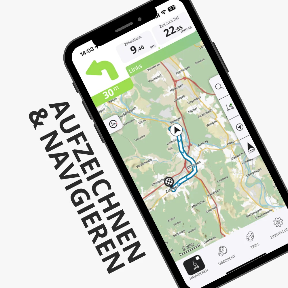 vmax app - aufzeichnen und navigieren