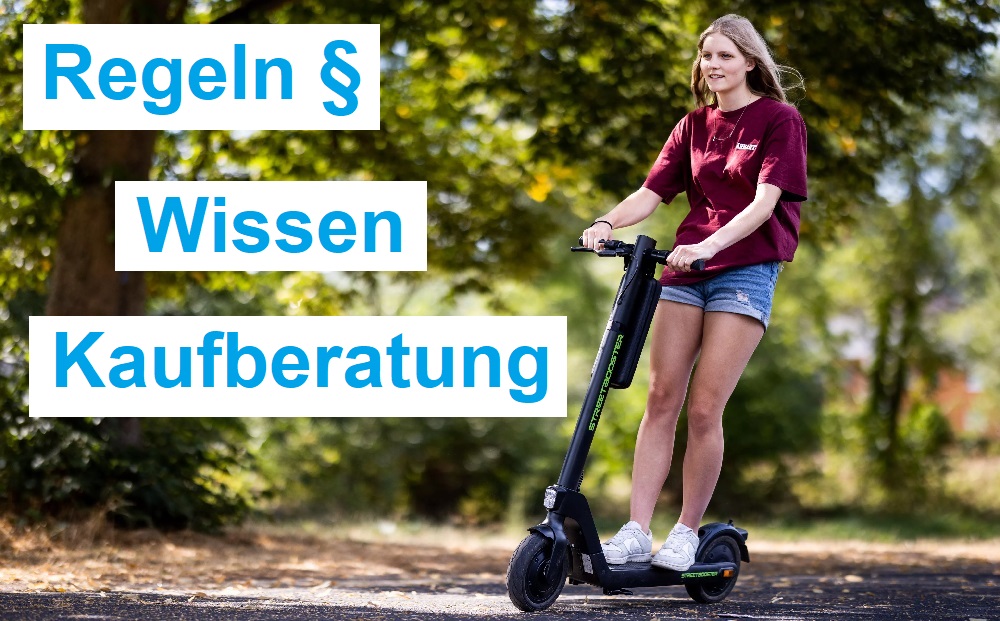 E Scooter Regeln, Wissen, Kaufberatung