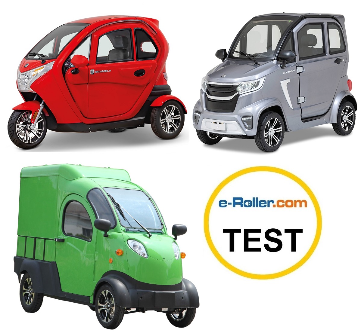Geco E Kabinenroller, Mopedautos & Elektro Kleintransporter Test