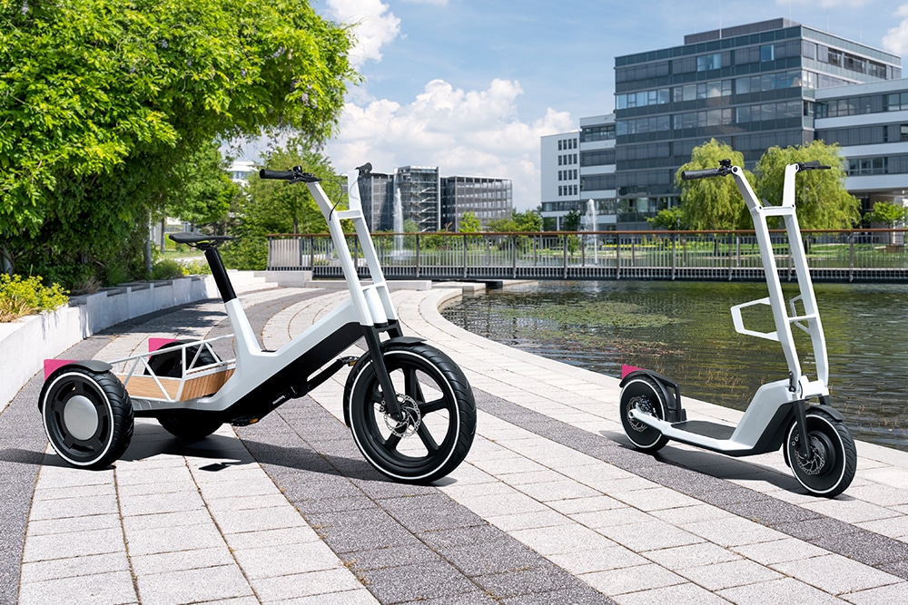 bmw dynamic cargo lasten e scooter