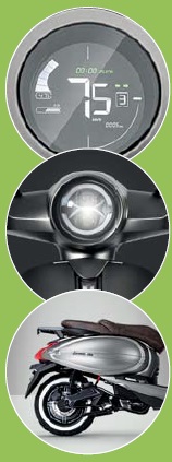 Econelo Novi Tacho, LED Licht und E Motor