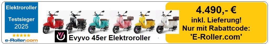 elektroroller testsieger