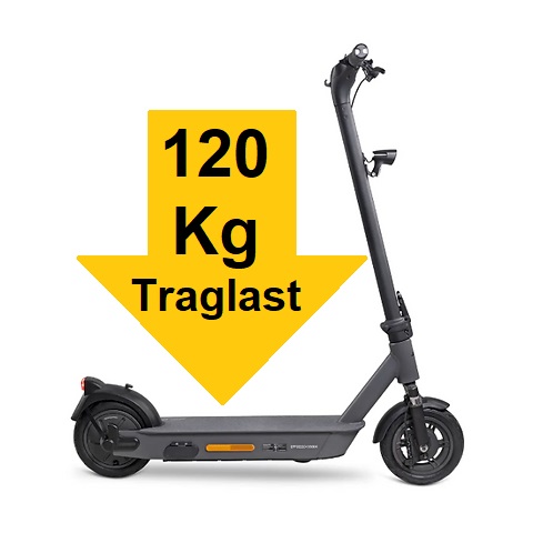 E Scooter mit 120 Kg Traglast