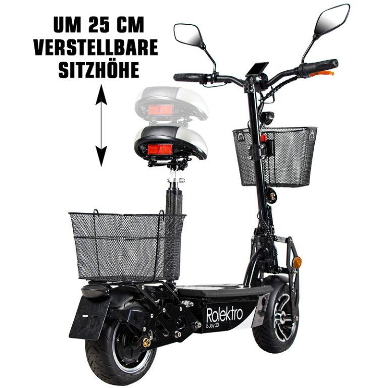 Rolektro e Joy 20 mit verstellbaren Sitz