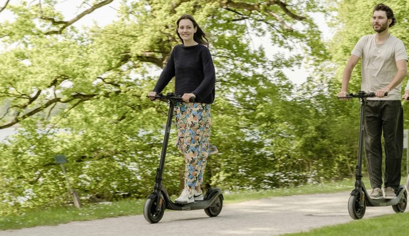 Testfahrt VMAX E Scooter