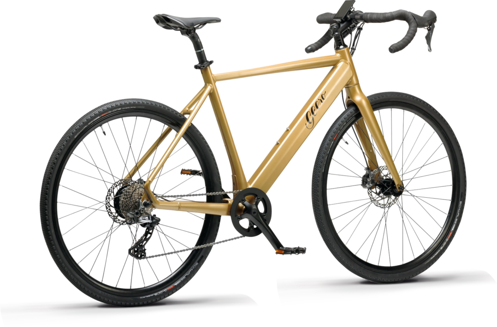 Geero Gravel E Bike gold