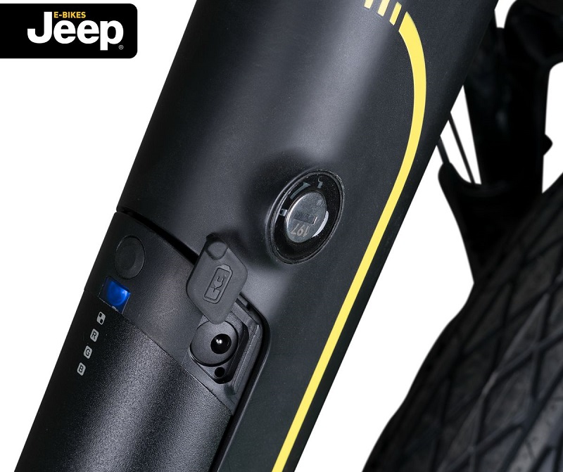 Jeep Mountain FAT E-Bike MHFR 7100 Akku entnehmbar.