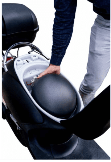 eroller futura one lithium stauraum