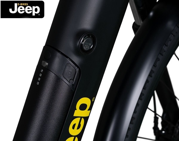 © Jeep Trekking E Bike mit 80 Km Reichweite und Akku zum abschließen