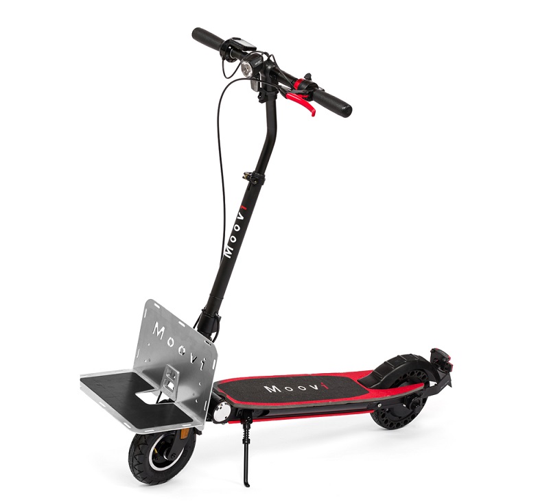 MOOVI – Der Transport E-Scooter für Shopping, Handwerk und Camping