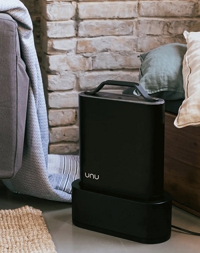 UNU Roller Akku und Ladestation