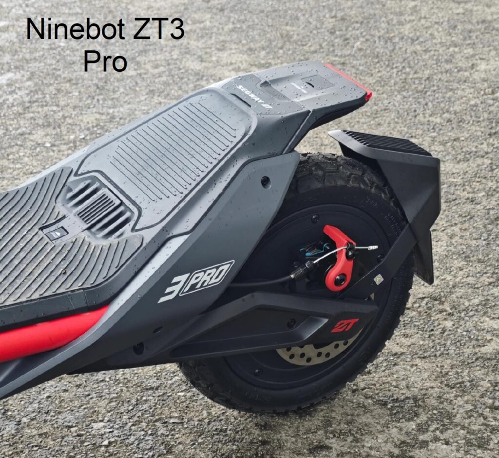 Ninebot ZT3 Pro Bremsen und Offroad Reifen