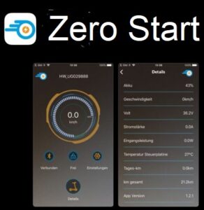 Zero Start Funktion E Scooter