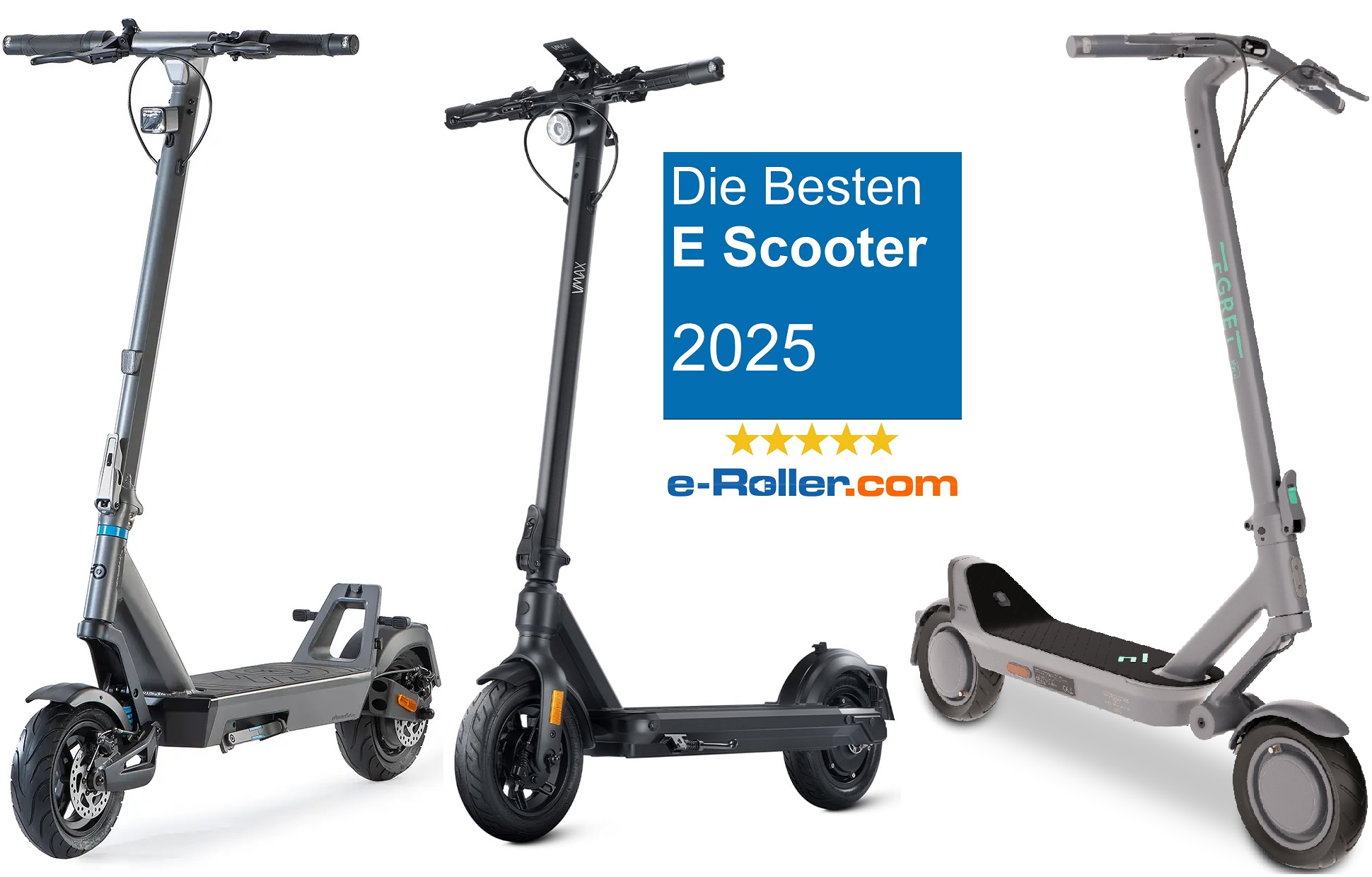 e scooter test 2025 - die besten e scooter im vergleich