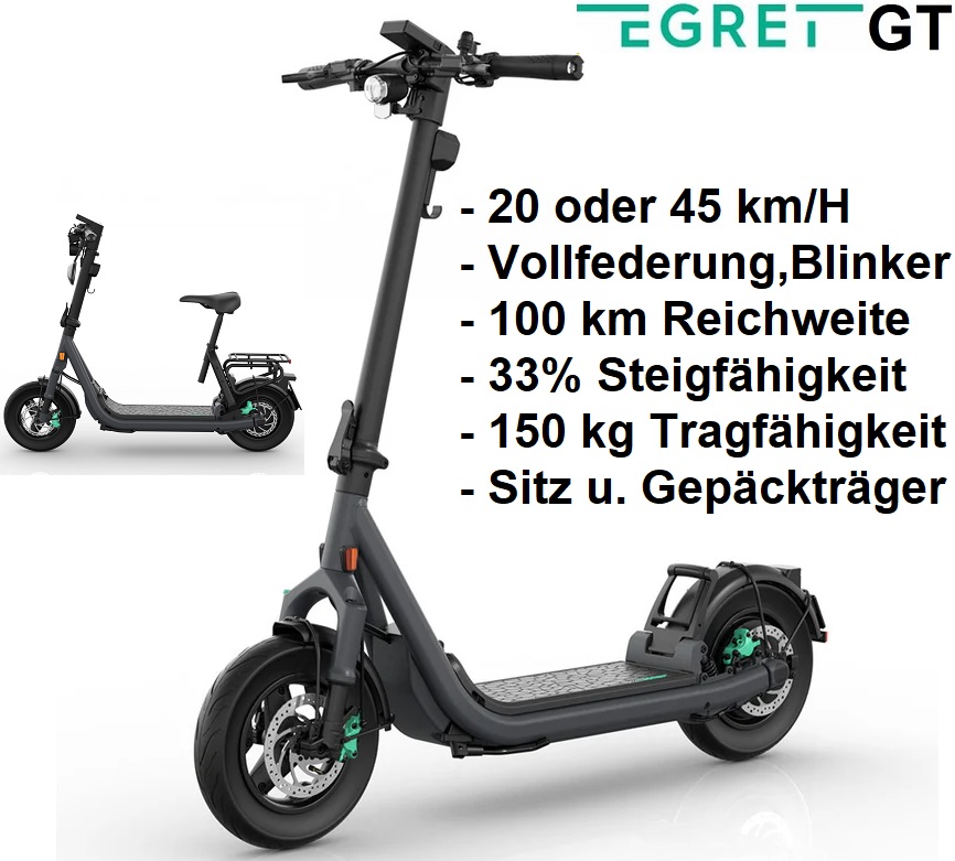 egret gt mit 100 km Reichweite