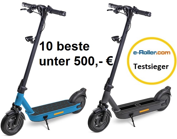 10 besten E scooter unter 500 Euro im test