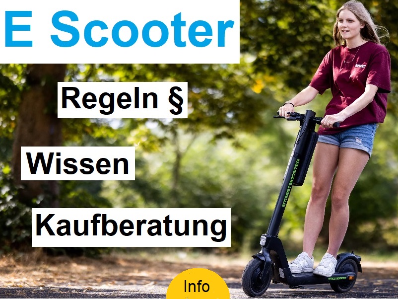 e scooter Regeln, Wissen, Kaufberatung