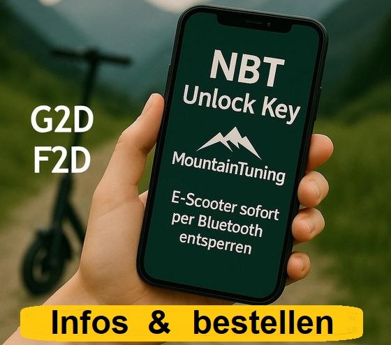 Ninebot G2D und F2D Tuning bestellen